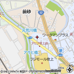 埼玉県鴻巣市袋123周辺の地図