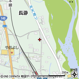 埼玉県秩父郡長瀞町長瀞391周辺の地図