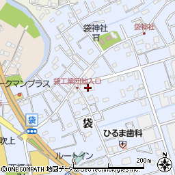 埼玉県鴻巣市袋739-1周辺の地図