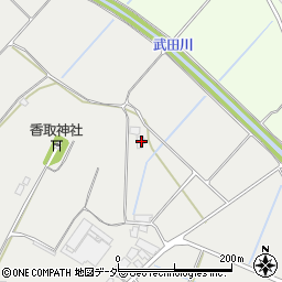 茨城県行方市内宿1300周辺の地図