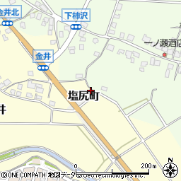 長野県塩尻市金井387周辺の地図