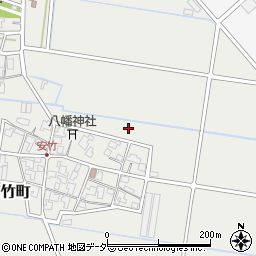 福井県福井市安竹町周辺の地図