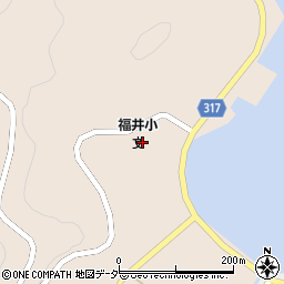 海士町立福井小学校周辺の地図