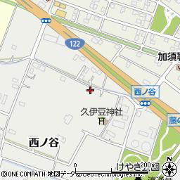 埼玉県加須市西ノ谷71周辺の地図