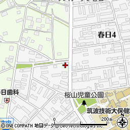 茨城県つくば市東平塚362周辺の地図