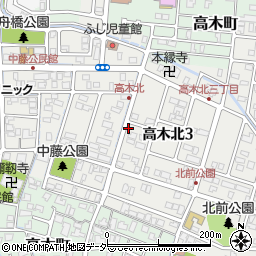福井県福井市高木北周辺の地図