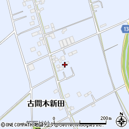 茨城県常総市古間木新田476周辺の地図