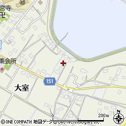 埼玉県加須市大室131-2周辺の地図