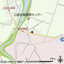 長野県塩尻市上組1107-1周辺の地図