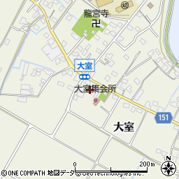 埼玉県加須市大室614周辺の地図