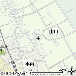 茨城県常総市山口189周辺の地図
