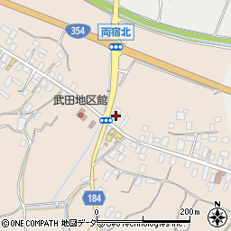 茨城県行方市両宿54周辺の地図