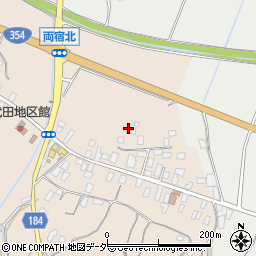 茨城県行方市両宿周辺の地図