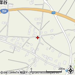 茨城県かすみがうら市深谷734周辺の地図