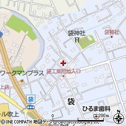 埼玉県鴻巣市袋187-10周辺の地図