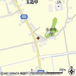 茨城県行方市玉造甲2423周辺の地図