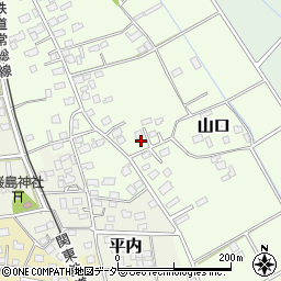 茨城県常総市山口82周辺の地図