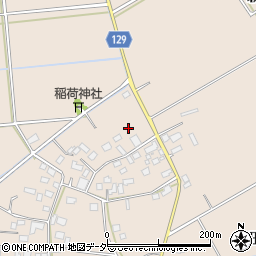茨城県常総市曲田376周辺の地図