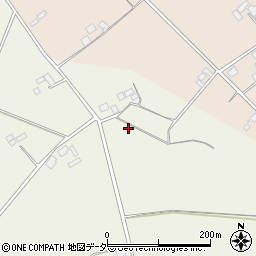 茨城県行方市行戸1155-1周辺の地図