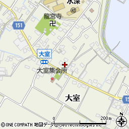 埼玉県加須市大室153周辺の地図