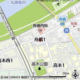 〒910-0808 福井県福井市舟橋の地図