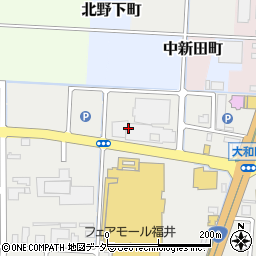 福井新聞社　新聞広告のお申し込みは周辺の地図