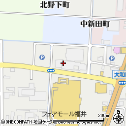 福井新聞社　新聞広告のお申し込みは周辺の地図