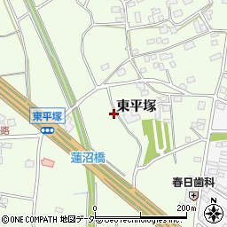 東平塚橋周辺の地図