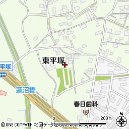 茨城県つくば市東平塚654周辺の地図