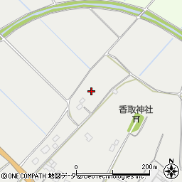 茨城県行方市内宿1059周辺の地図