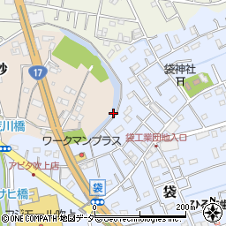 埼玉県鴻巣市前砂180周辺の地図