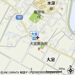 埼玉県加須市大室156周辺の地図