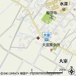 埼玉県加須市大室607周辺の地図