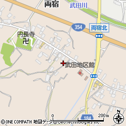茨城県行方市両宿654周辺の地図