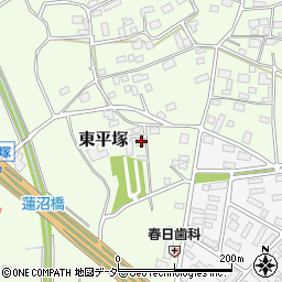 茨城県つくば市東平塚655周辺の地図