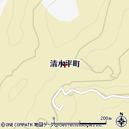 福井県福井市清水平町周辺の地図