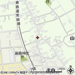 茨城県常総市山口68周辺の地図