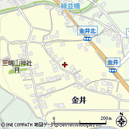 長野県塩尻市金井247周辺の地図