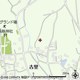 埼玉県比企郡嵐山町古里周辺の地図