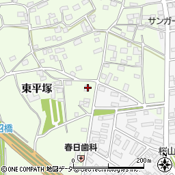 茨城県つくば市東平塚630周辺の地図