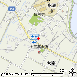 埼玉県加須市大室156-1周辺の地図