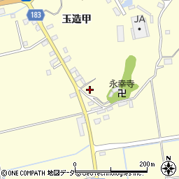 茨城県行方市玉造甲2577周辺の地図