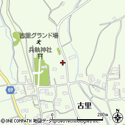 埼玉県比企郡嵐山町古里761周辺の地図