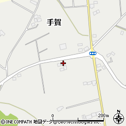 茨城県行方市手賀4357周辺の地図