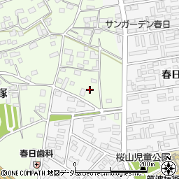 茨城県つくば市東平塚387周辺の地図