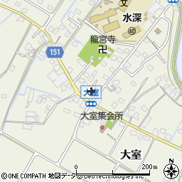 埼玉県加須市大室174周辺の地図