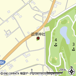 近津神社周辺の地図