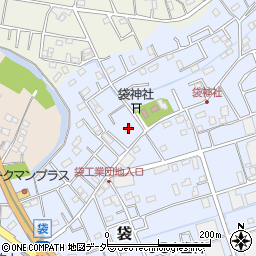 埼玉県鴻巣市袋209周辺の地図