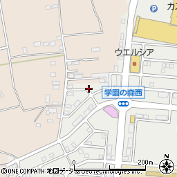 茨城県つくば市学園の森1丁目36周辺の地図