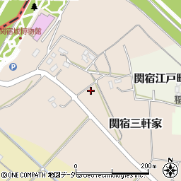 〒270-0201 千葉県野田市関宿三軒家の地図